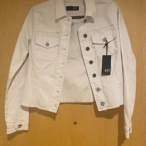 Kut from the Kloth Kara Frayed Denim Jacket